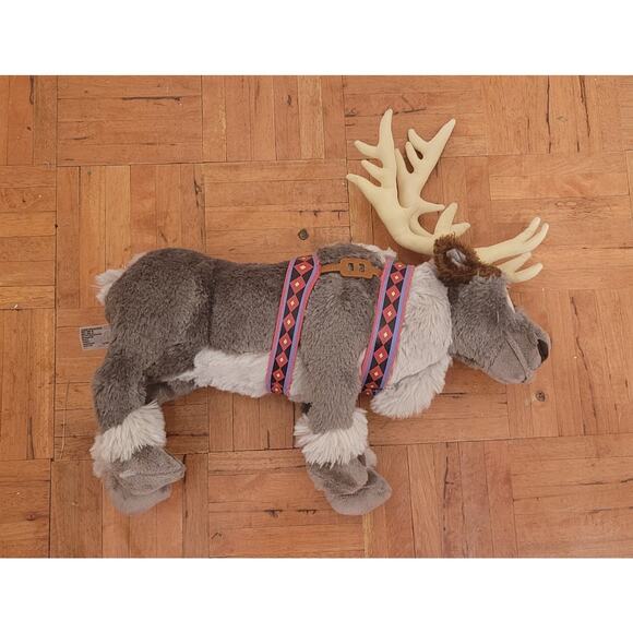 Disney Store Frozen Sven Reindeer Plush 16” In Stuffed Animal Gift - Picture 3 of 8